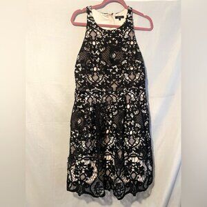 RWco Black Lace Aline Dress  10